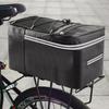 Large Capacity Bicycle Pannier Bag, Waterproof Side Bag/Carrier Bag for Rear Luggage, with Reflector Cover (15L Cover)