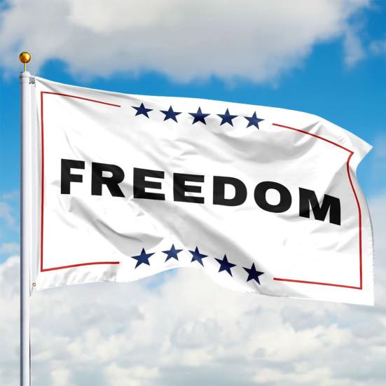 Charlie Kirk Freedom Flag 3x5 Ft Memorial Yard Sign Patriotic Garden Banner for Outdoor