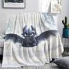 Coperta carina Senza Denti, Morbido Plaid per Arredare la Camera da Letto, Regalo Ideale per i Fan di Dragon Trainer.chl