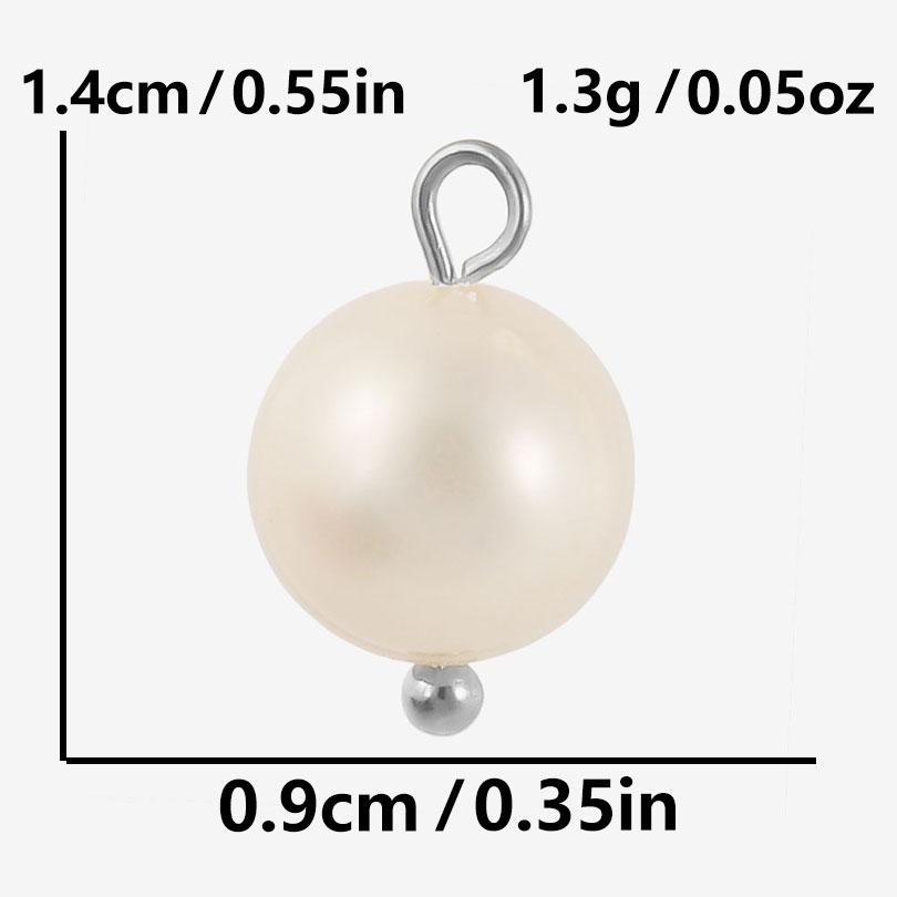 2pcs Irregular Round Three-Dimensional Real Shell Pearl Charm For Jewelry Making Supplies Handmade Sea Beach Accessories Pendant