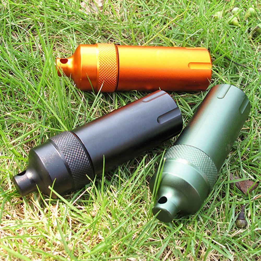 

Irregular Jar Waterproof Box Waterproof Bottle Outdoor Pill Tank Waterproof Canister Seal Bottle orange-B