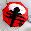 1 Pezzo Ombrello Pieghevole Automatico - Modello Naruto Design Pieghevole Portatile Con 8 Stecche Regali di Natale Compleanno