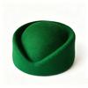 Classical French Flight Attendant Hat Polyester Stewardess Costume Accessoris Women Winter Fashion Headwear