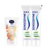 Sensodyne Fresh Mint Sensitive Toothpaste & Vaseline Peach Hand Cream Bundle