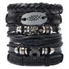 Trend Retro Fashion Punk Leather Bracelet Source Spot, Jewelry