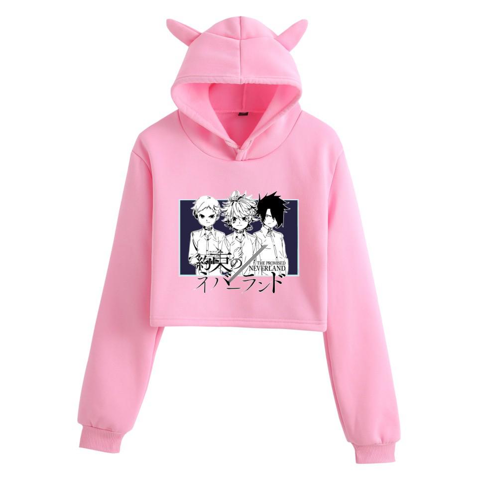 Anime "The Promised Neverland" Women's Hooded Long Sleeve Hoodie