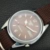 VINTAGE REFURBISHED SEIKO 5 AUTOMATIC JAPAN MENS BROWN DIAL WATCH a445850-1