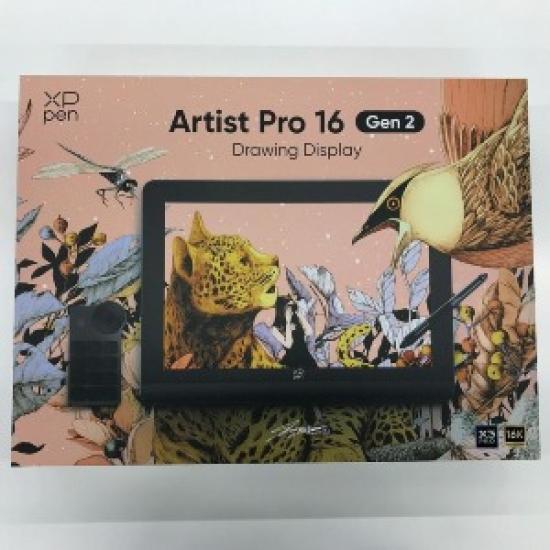 

Used XP Pen Artist Pro 16 Gen2 Tablet Input Range 344.68 x 215.42 mm Pressure Sensitivity 16384 Levels Foldable Stand Black темно-сірий колір