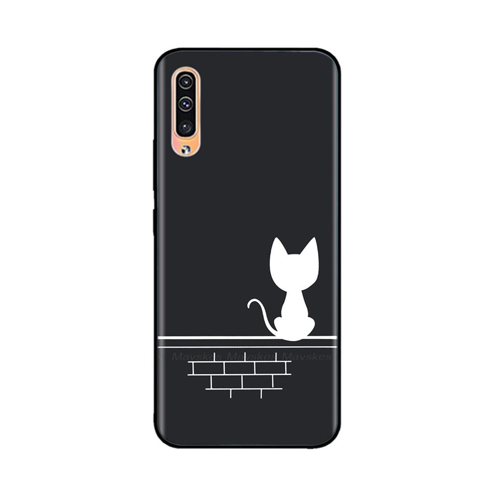 For Samsung Galaxy A50 A50S A30S Case Soft Black Silicone Back Cover Phone Case For Samsung A 50 A 50 30 S Fundas Coque Bumper
