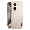 KADEM For Xiaomi Redmi A5 4G (171.7mm)/Poco C71 4G Case Electroplating Silk Texture PU+TPU Phone Back Cover