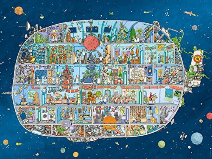 Spaceship Puzzle 1500 Pieces