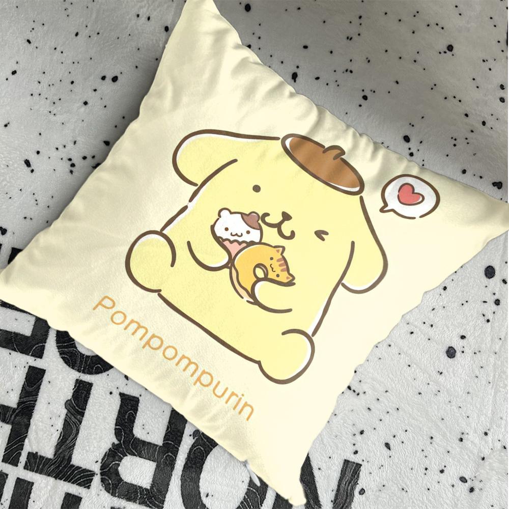 Cushion Cover 50X50 Kawaii P-Pompurin Decorative Pillowcases Home And Decoration Living Room Cushions Sofa Covers Pillow Cases