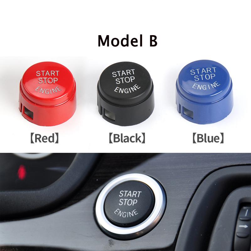Car Engine START Button Replace Cover STOP Switch Accessory Key Decor for BMWF10/F18 F07/F02 F25/F12 F15/F16 F20/F30/F35/G38