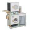 Machine à laver enfant en bois - GINGER HOME - 3 en 1 lave/sèche/évier - Tambour rotatif - Bois écologique