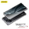 ESCASE Xiaomi 11 Phone Case Protective Cover, TPU Full Coverage Airbag Shockproof Case (With Lanyard Hole), ES-Ip9 Series Upgraded Transparent White