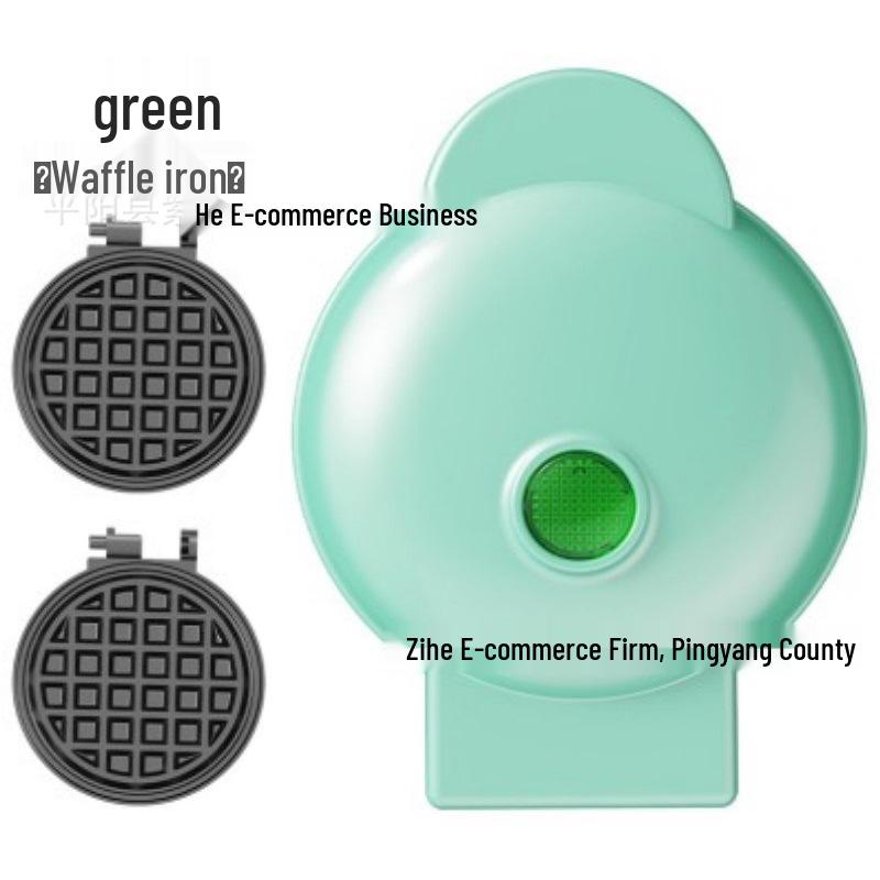 Mini Waffle, Bread, Crepe, and Sandwich Maker - All-in-One Breakfast Machine