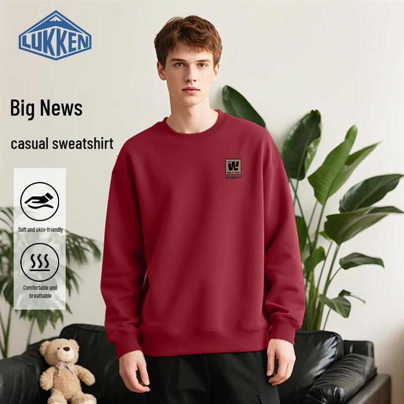 

LUKKEN Men s Loose Fit Letter Print Sweatshirt 3XL