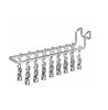 Stainless Steel Socks Drying Rack 11/16 Clips Waterproof Clothes Drying Rack Windproof Space Saving Laundry Hanger Indoor