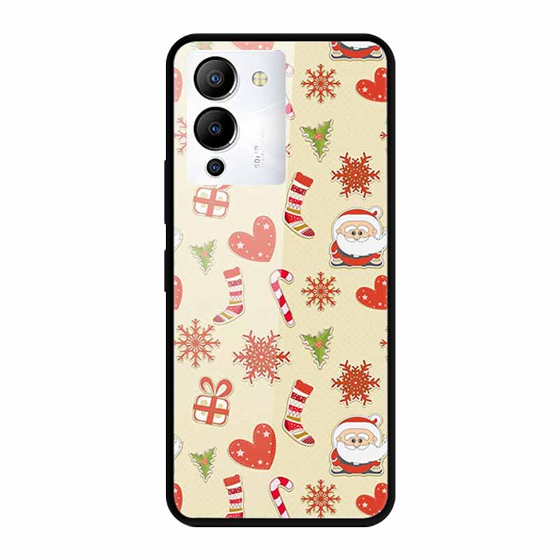 Luxury Shockproof Tempered Glass Back Cover Hard Case For Infinix Note 12 G96 Infinix Note 11pro 11s Protective Cool Phone Cover