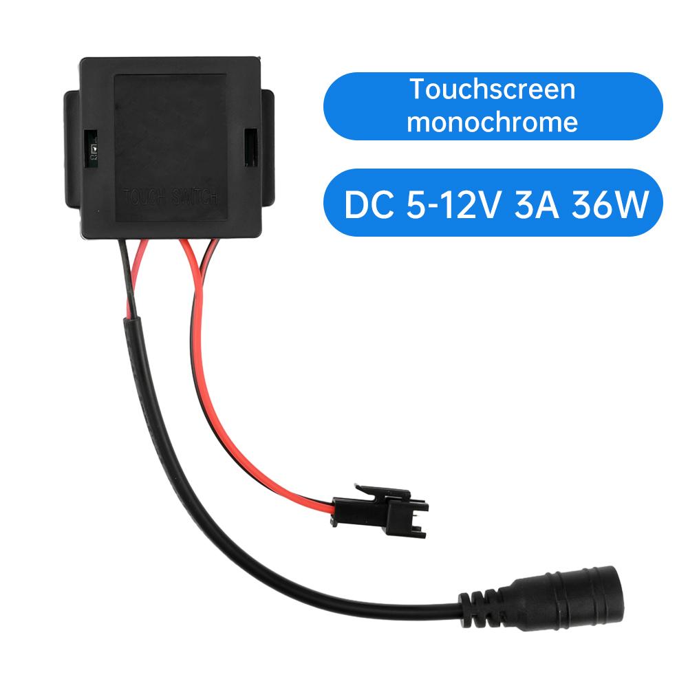 DC 5-12V Intelligenter Touch-Schalter Hauslichtschalter LED Duale Farbtemperaturregelung Einbaupanel Badezimmerspiegel Sensorschalter