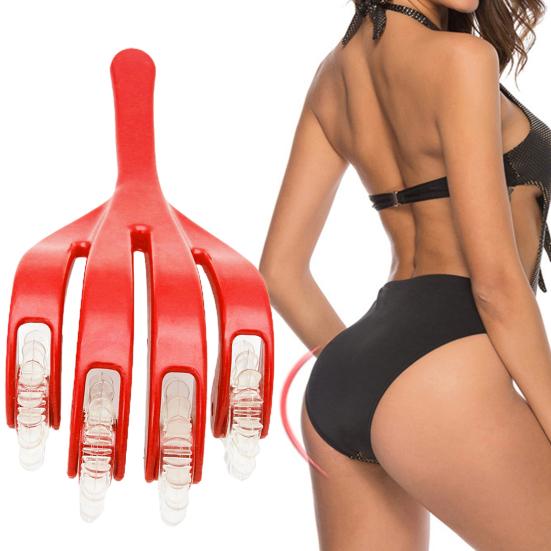Helpful Simply Portable Claw Roller Massager Anti-Cellulite Buttock Massager Makeup Buttock Massage Roller 32 Claw Massage Roller for Buttocks