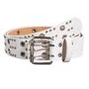 Cintura punk a doppio petto heavy metal, cintura decorativa alla moda per jeans