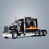 1:24 Trattori Peterbilt 389 Camion Lega Giocattolo Modello Auto Ruote Sterzo Suono e Luci Giocattolo per Bambini Collezionabili Regalo di Compleanno