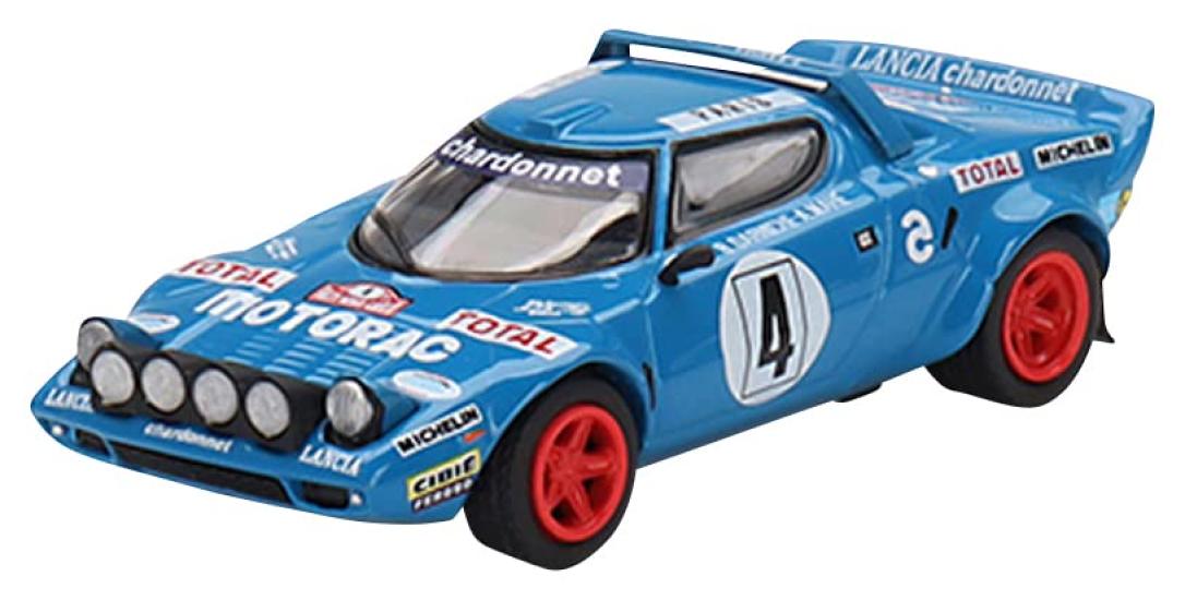 

MINI GT 164 Lancia Stratos HF Monte Carlo Rally 1979 Winner #4 (Left-hand drive) Finished product