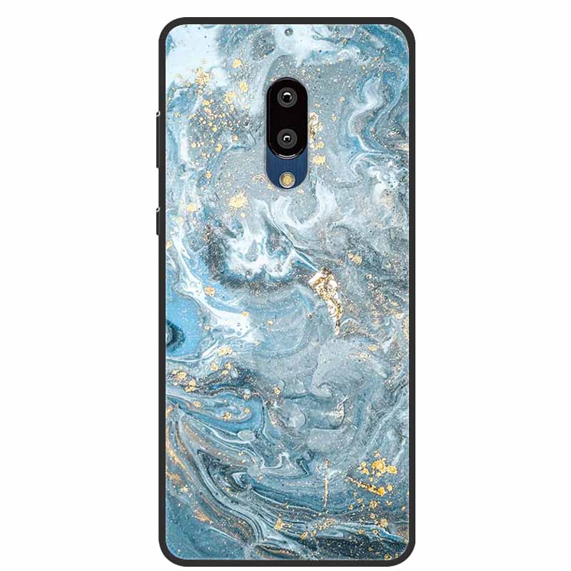 For Sharp Aquos Zero 2 Case Bumper Marble Silicone TPU Soft Phone Cover For Sharp Aquos Zero2 SH-Z20 SHV47 Case Cartoon Funda