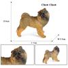 Oenux Dog Animals Model Husky German Shepherd Rottweiler Saint Bernard Action Figure Puppy Figurines PVC Collection Toy Kid Gift