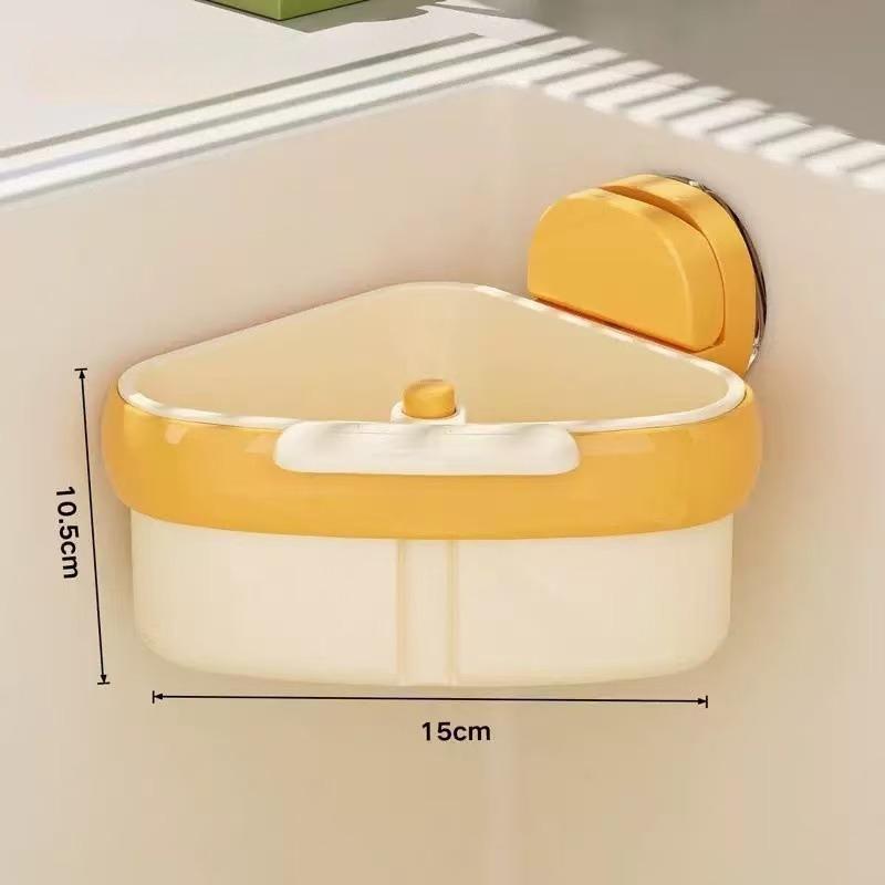 Filter Basket Suction Cup Sink Strainer Basket  Hands Food Residue Filter Dry - Wet Separation Kitchen Storage Organizer