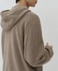 MUSINSA STANDARD Washable Supima Cotton Knit Hooded Zip-Up [Heather Beige]
