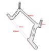 Motorcycle Fog Light  Bracket Auxiliary Lights Holder Support For BMW R1200GS LC