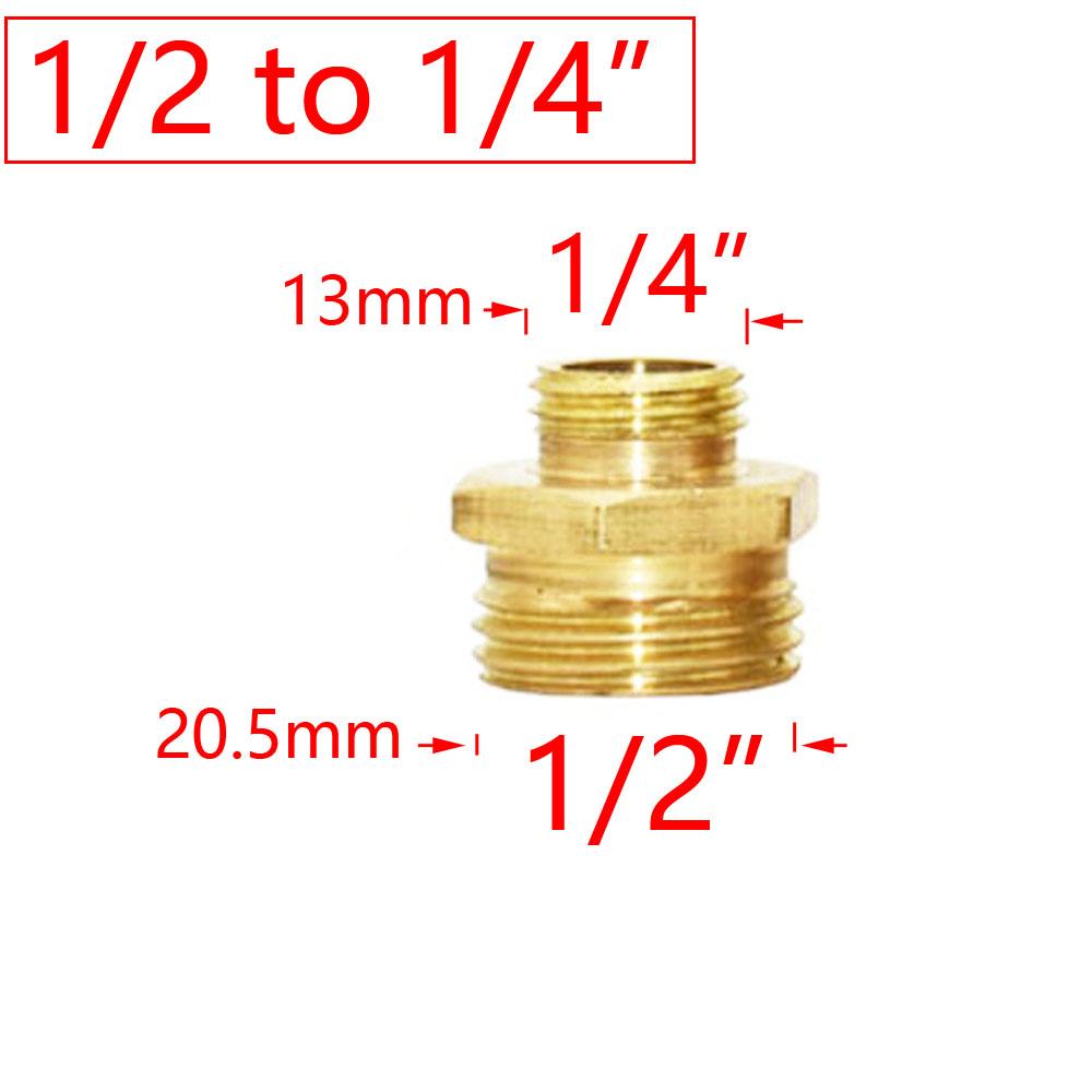 

Латунный 1/2 до 3/4 3/8 1 дюйм резьбовой соединитель редукционный ремонтный стык для смесителя ванной комнаты душевая муфта медный адаптер для барботера