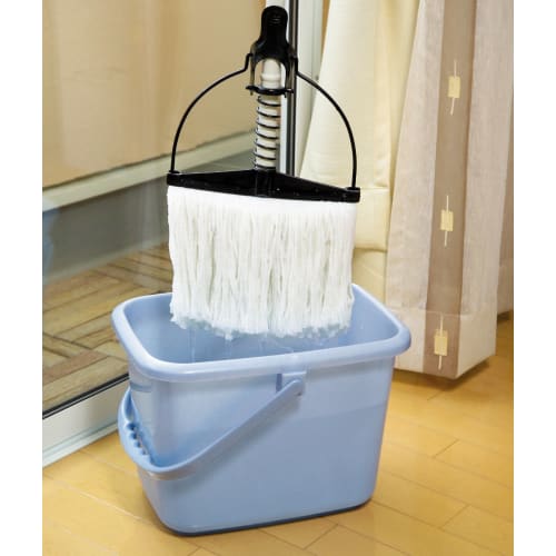 Sanko Plastic New Tough Bucket, Square, 17L, Stone Blue