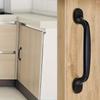 4pcs Black Handles For Furniture, Cabinet Knobs And Handles, Kitchen Handles, Drawer Knobs Cabinet Pulls, Cupboard Handles Knobs