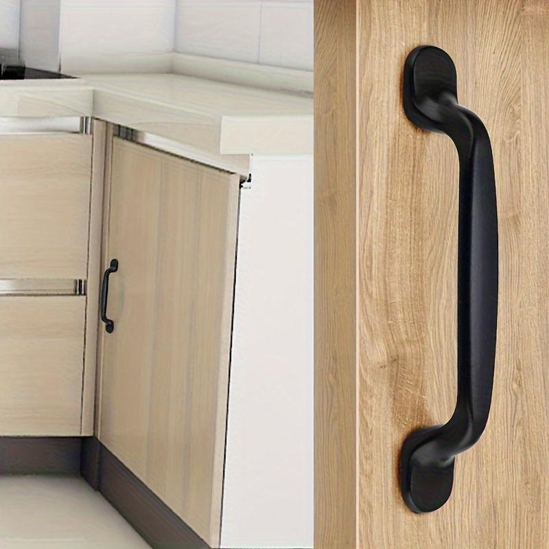 4pcs Black Handles For Furniture, Cabinet Knobs And Handles, Kitchen Handles, Drawer Knobs Cabinet Pulls, Cupboard Handles Knobs