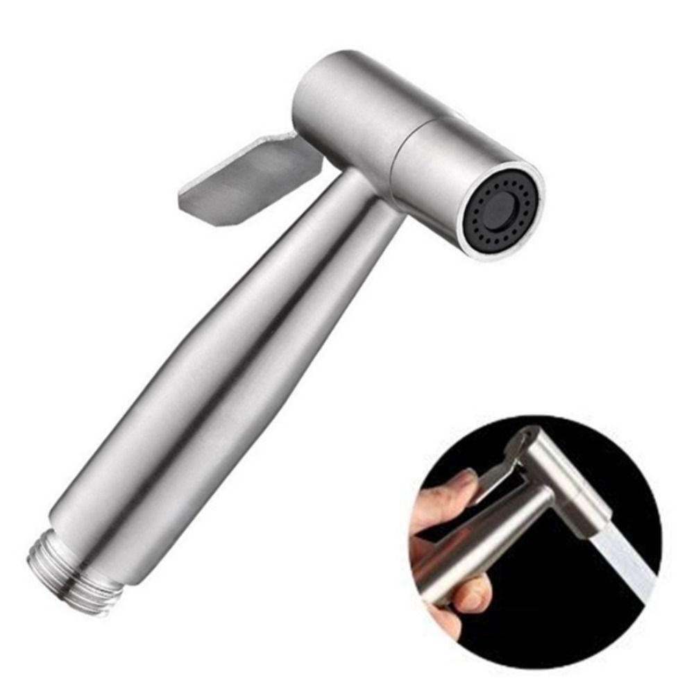 High Pressure Handheld Bidet Sprayer Set Adjustable Stainless Steel Toilet Sprayer Heads Non-leakage Flexible Hose Shower Head
