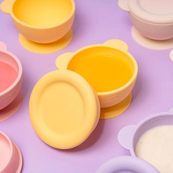 

Облегчение Первый Детский Питание Силиконовый Присоска-шарик Lavender Purple