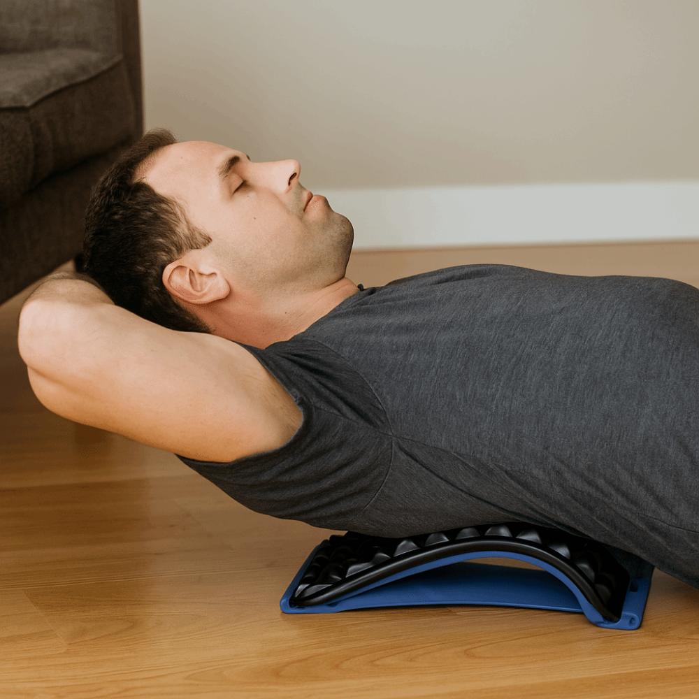 Home Traction Lower Back Relax Stretcher Posture Corrector Waist Stretching Massager  Home Use