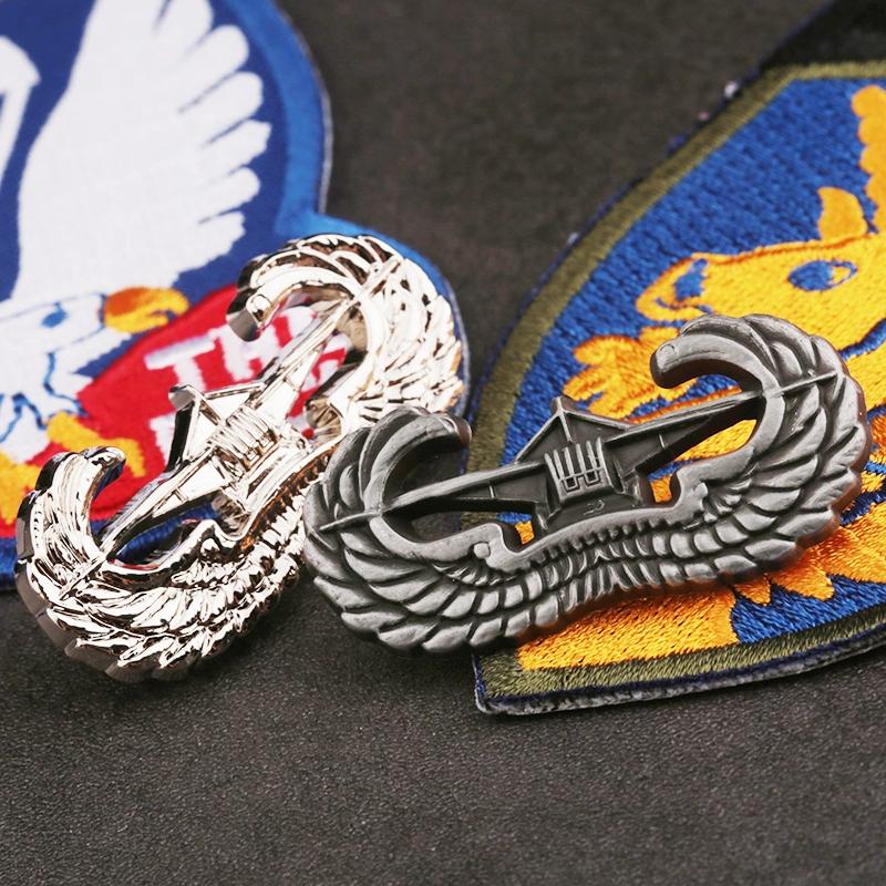 WWII World War II American Glider Metal Badge Badge Shoulder Badge Commemorative Badge Flight Badge Parachute Badge Tactical Badge