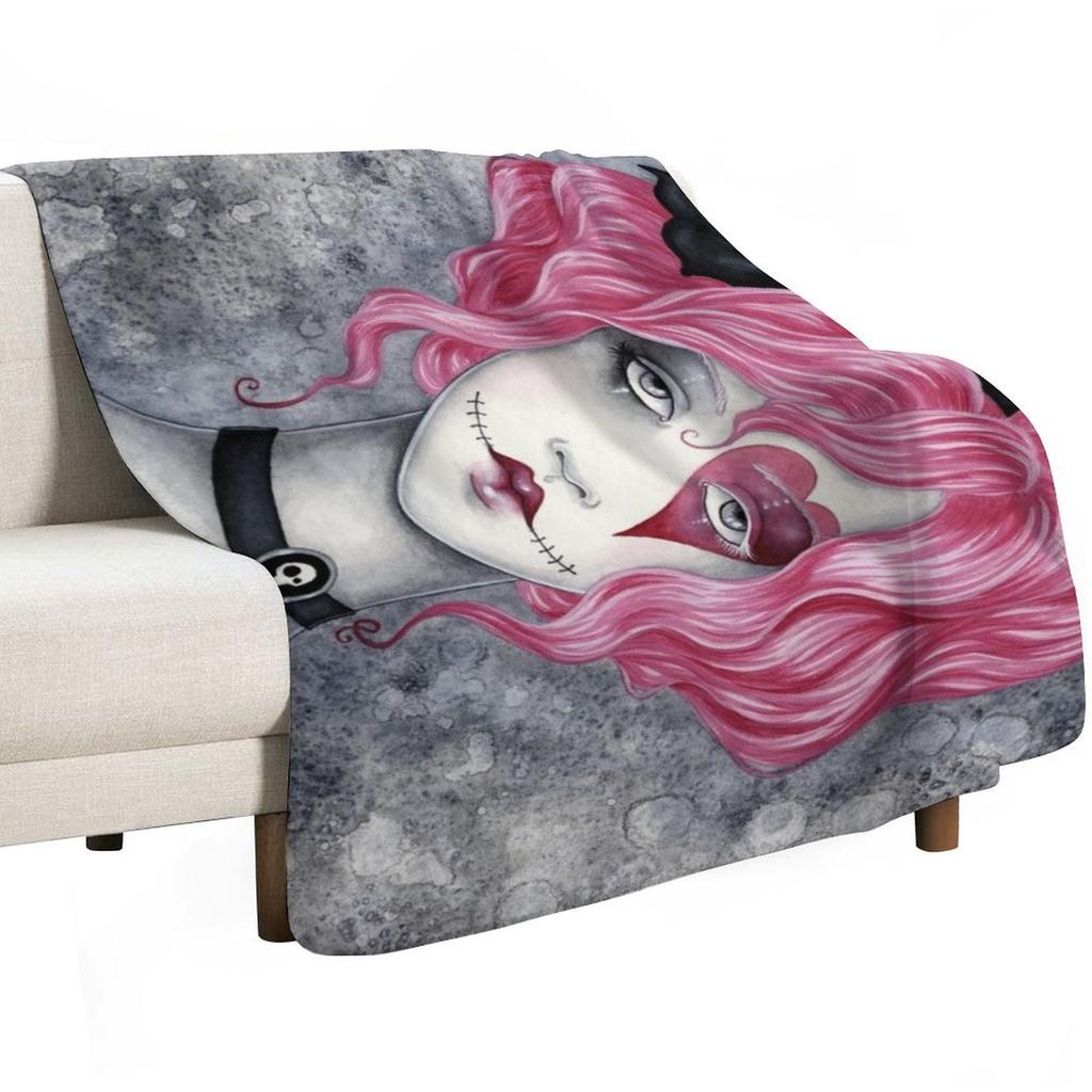 Ragdoll Throw Blanket Plush Fuzzy Cozy Blanket For Couch Sofa