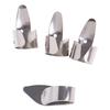 4Pcs Guitar Accessories Finger Picks Plectrums Metal Slide Tools