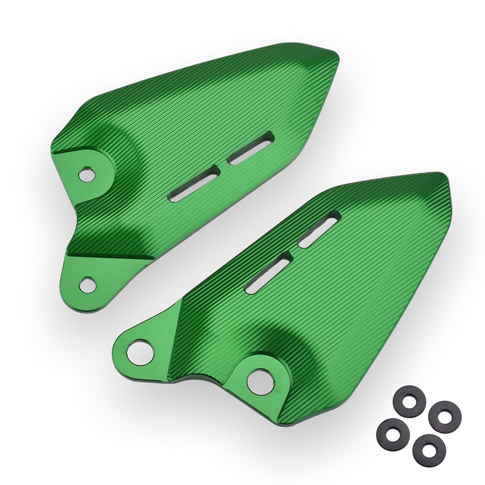 Motorcycle Heel Plate Left and Right Set Z900RS/CAFE (2018-2024) Aluminum Z900RS/CAFE зелёный