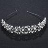 Simple Rhinestone Hair Crown Headpiece Headwear New Pearl Rhinestone Headband