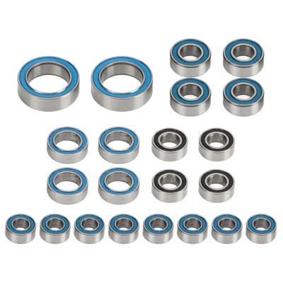 22PCS RC Bearing Kit Stainless Steel Ball Bearings Accessories for Traxxas TRX4M 1 18 RC Crawler Car Upgrade Parts