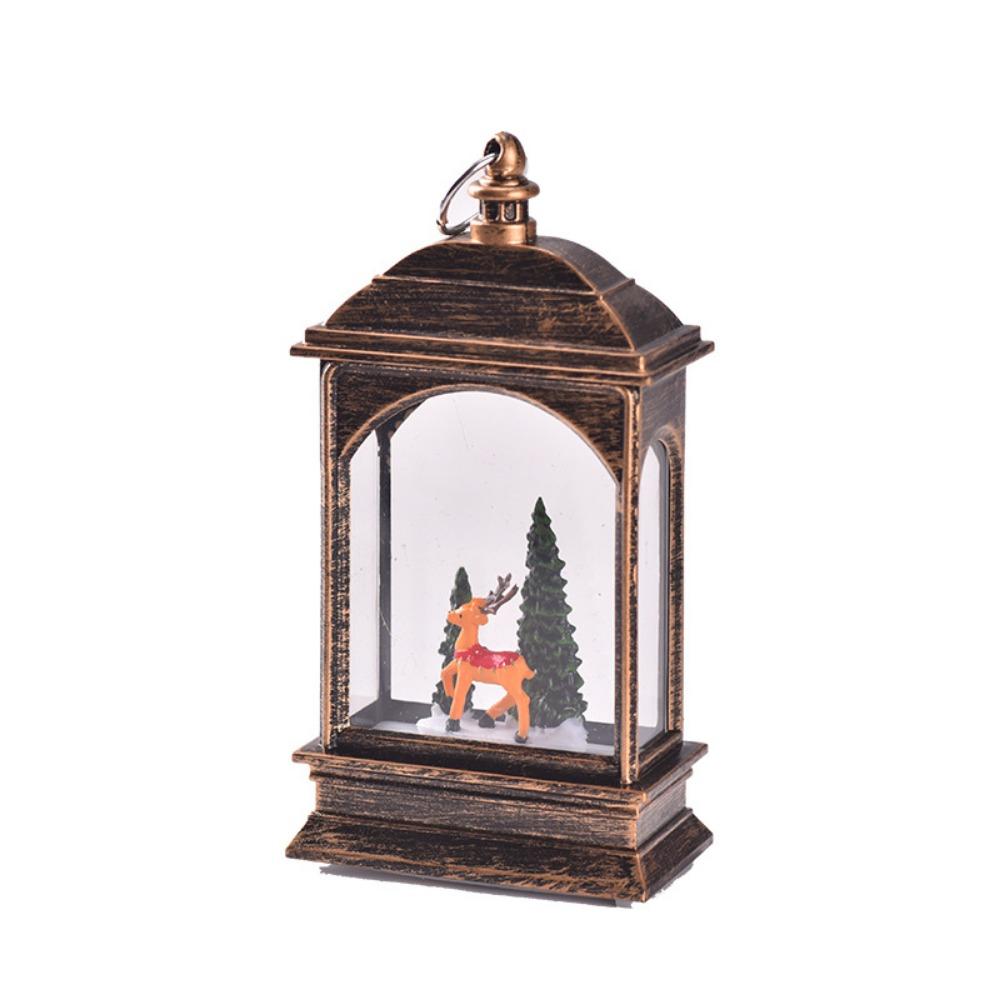 

LED Lights Christmas Lantern Lighting Christmas Decoration Christmas Wind Light Festival Favors 2-deer