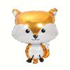 7pcs Fox Hedgehog Raccoon Deer Animal Foil Balloons Birthday Woodland Forest Theme Thanksgiving Day Party Decor Baby Shower Gift