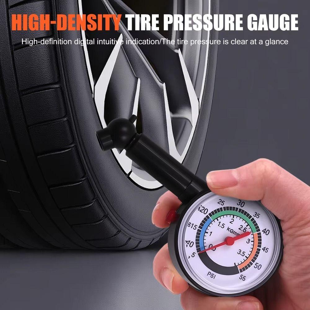 Analog Gauge Tyre Deflation Pointer Pointer Design Pressure Gauge Measurement  Car Tire Pressure
