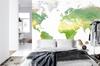 Photomural World Map Self-Adhesive Mural 208x146